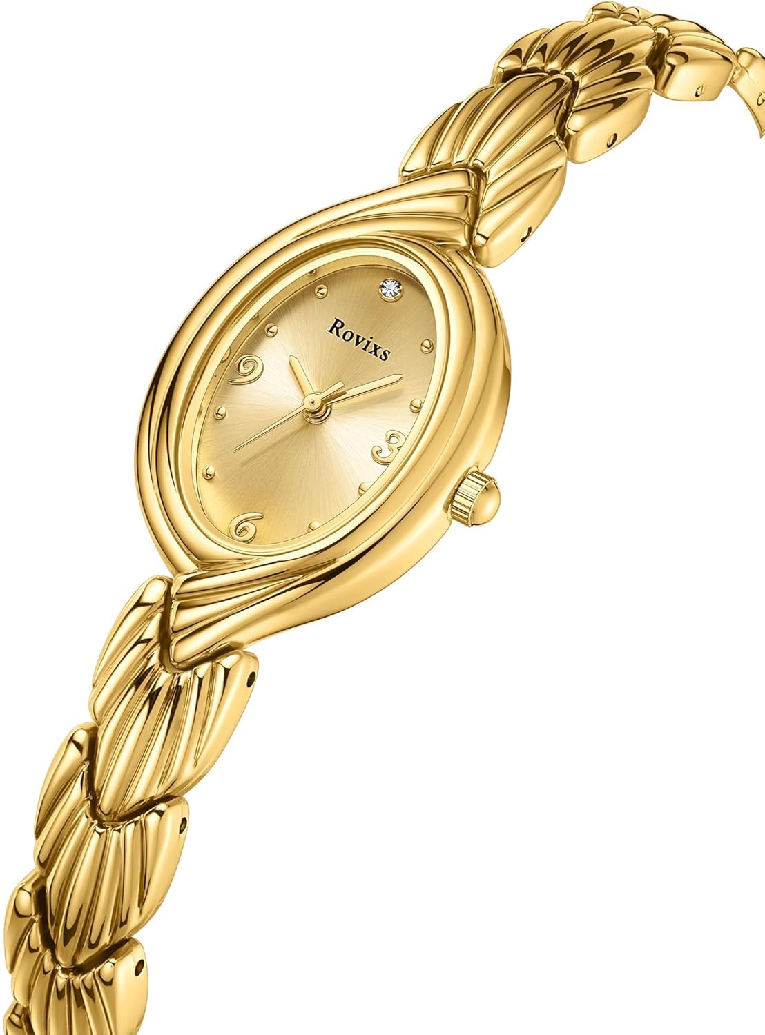 Small Elegant Womens Quartz Watch, Japanese Movement, Classic Vintage Ladies Dress Watch, Water Resistant, Adjustable Bracelet with Tool - Image 6