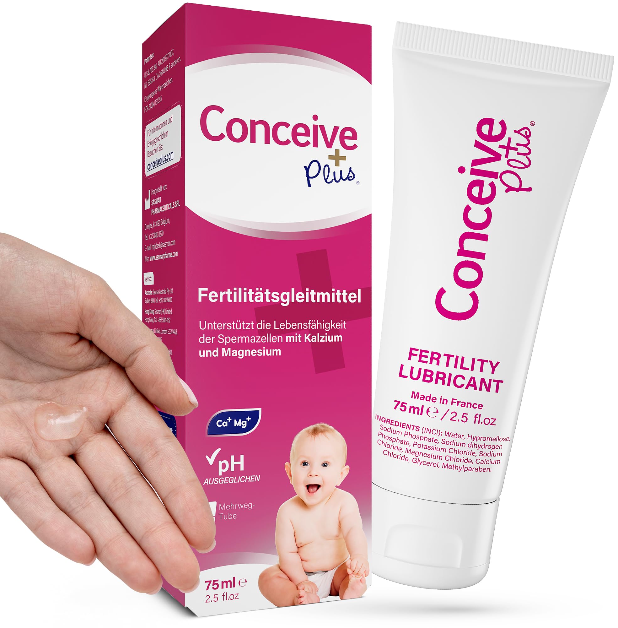 Conceive Plus Fruchtbarkeitsgleitmittel, gleitmittel kinderwunsch Tube 1x75ml