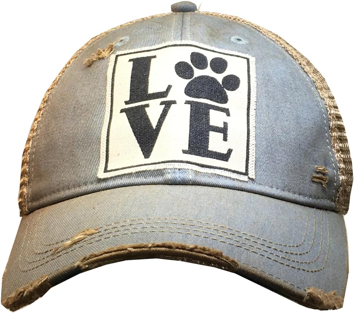 Vintage Life Funny Hats for Women and Girls, Distressed Trucker Baseball Cap with Sayings