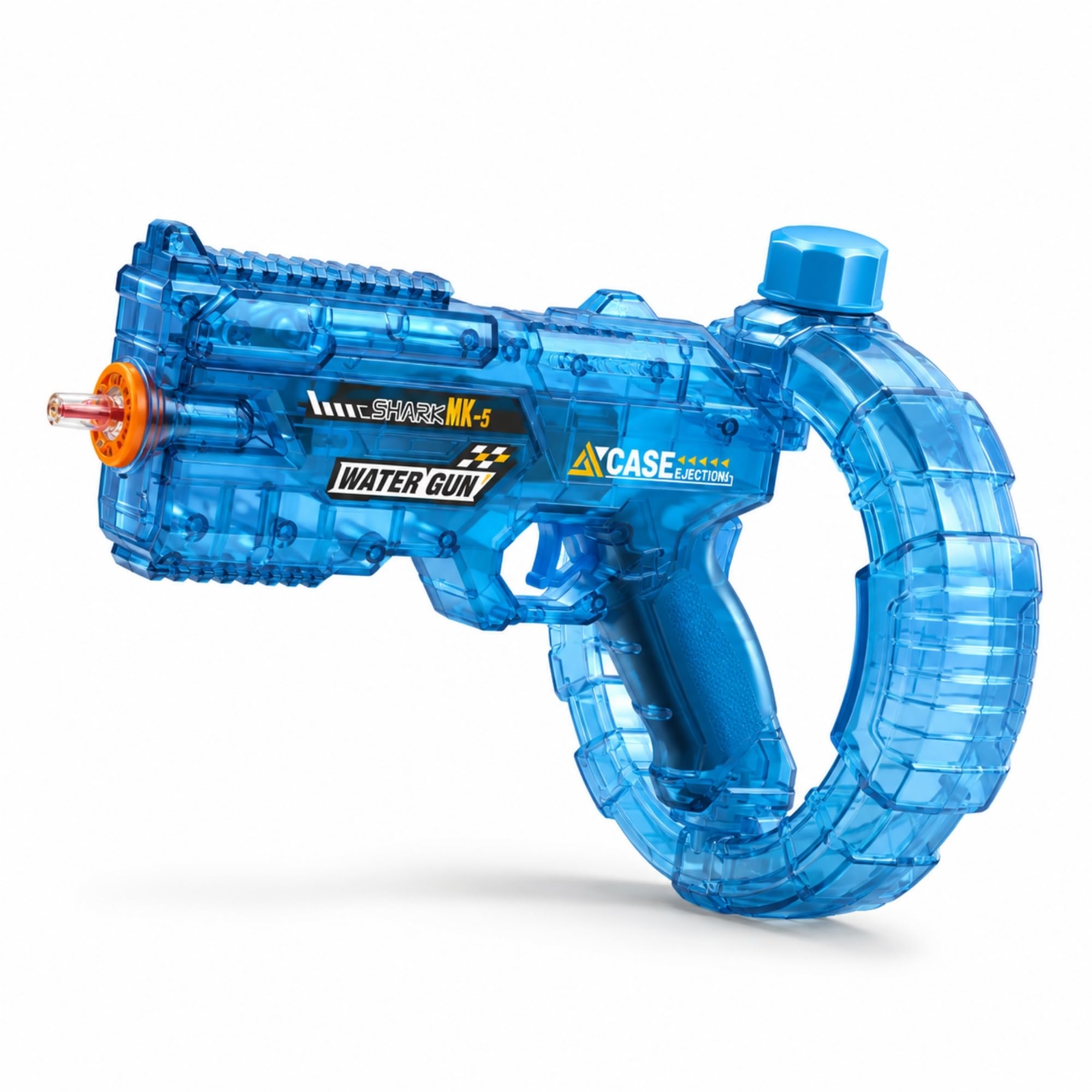 Outdoor Water Gun for Kids & Adults, High Capacity Water Blaster Toy with Large Water Tank, Long Range Squirt Gun for Summer Pool Party, Beach Games, Garden Play & Outdoor Activities, Blue-image-43