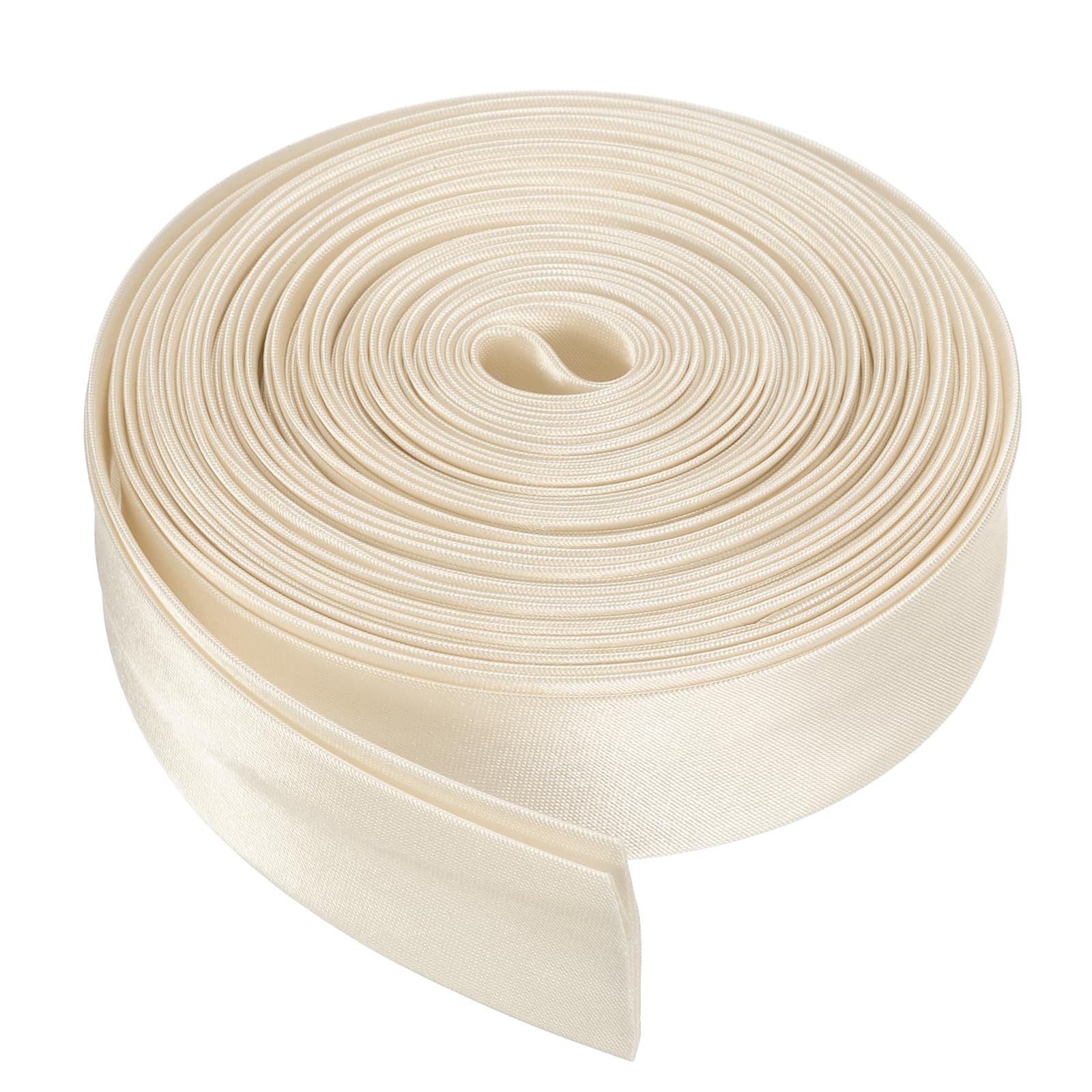 MECCANIXITY Double Fold Bias Tape for Sewing 4/5 Inch x 5.5 Yards Satin Pre-fold Continuous Binding Tape for Seaming Quilting Hemming Binding DIY