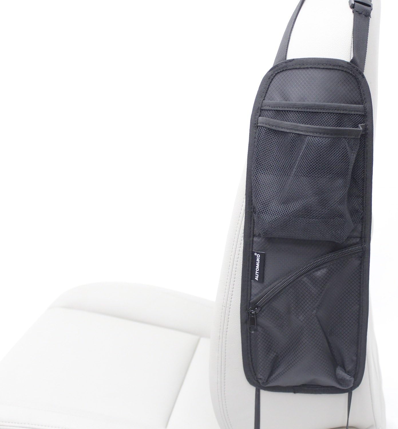 Seat Side Organizer, for Use On Any Front Passenger Car Seats for Cars, Trucks, Mini Vans and SUVs with One-Year Limited Warranty