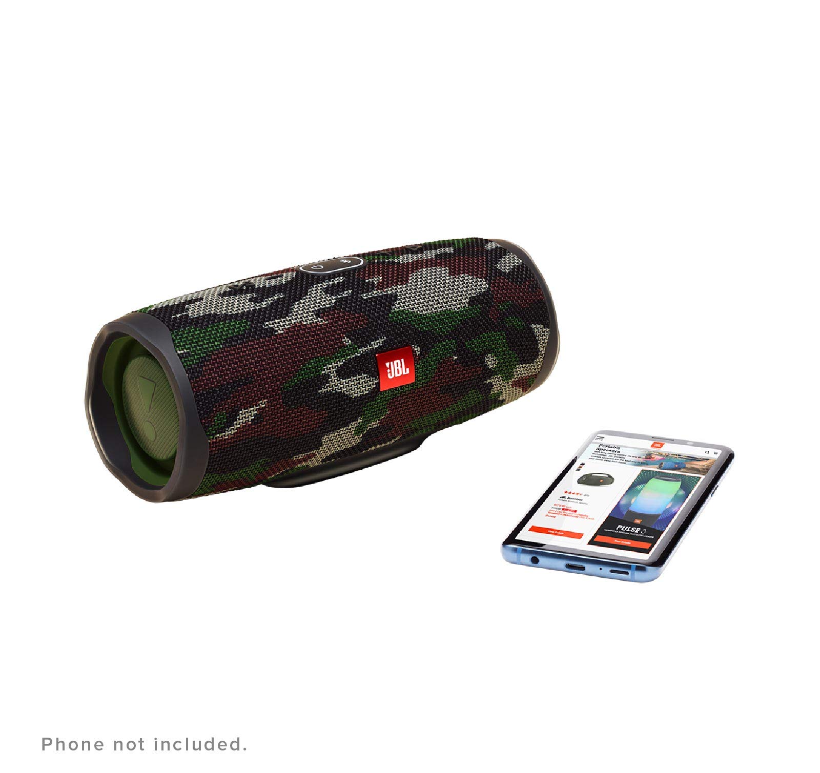 JBL Charge 4 Portable Waterproof Wireless Bluetooth Speaker Bundle with