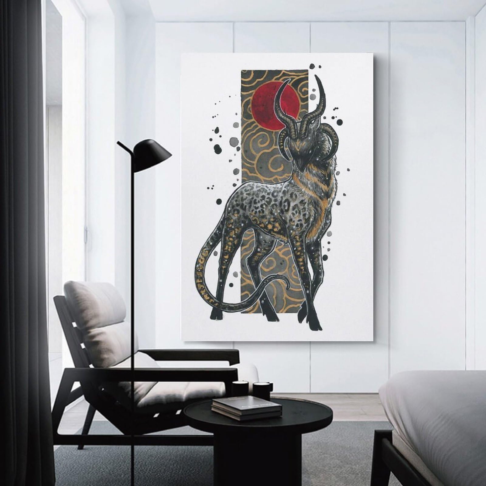Junmoney Fei Lian Canvas Wall Picture 20x30inch(50x75cm), for Contemporary Homes, Apartments Or Offices, Wall Decor with Flexible Room Appeal