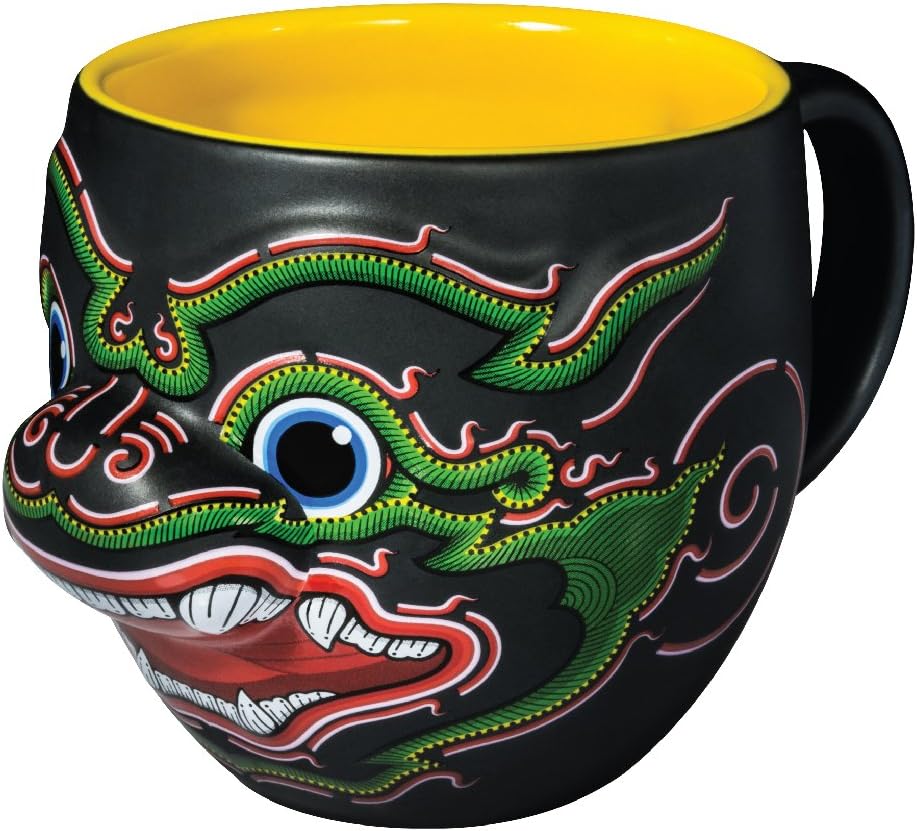 HOLEN Ramakien Mug - NILAPAT Black Monkey - Best Souvenir From Thailand
