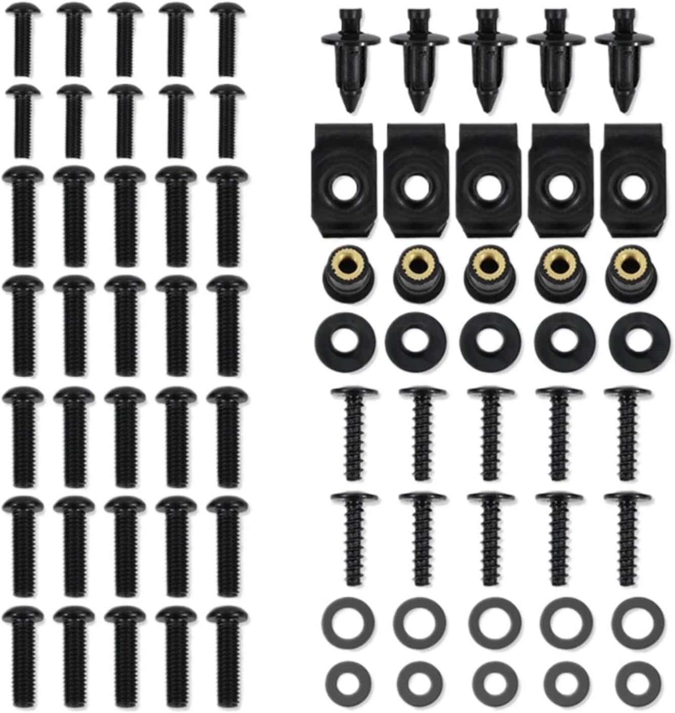 オートバイ用ねじボルト Compatible With Yamaha For YZFR125 2008-2018 オートバイ完全なフ