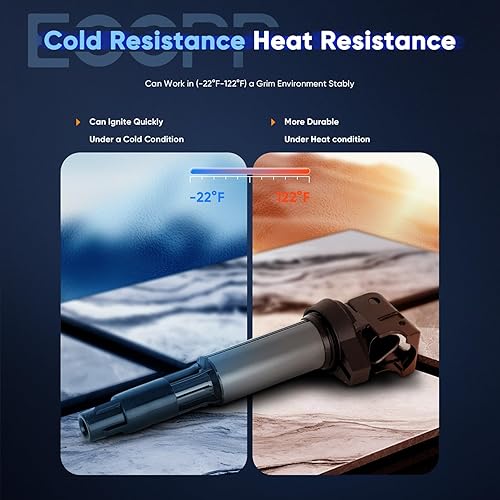 Vista 1661 de ECCPP Bobinas de encendido portátiles de repuesto para automóvil compatibles con Infiniti I30/para Nissan Maxima 3.0L V6 2000-2001 Reemplazo