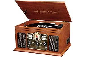 Victrola Nostalgic 6-in-1 Retro Turntable with Bluetooth