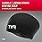 TYR Adult Long Hair Silicone Wrinkle Free Swim Cap for Braids, Dreadlocks, Streamlined Swim, Hair Protection