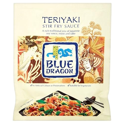 Blue Dragon Salsa salteada - Teriyaki (4.23 oz) - Paquete de 6