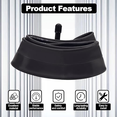 Miniatura 5 de 12 × 1.752.15 Tubo interior de bicicleta Tubo de neumático interior Tubo anti puntura para bicicleta neumático de bicicleta