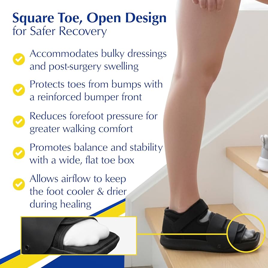 Amazon.com: Brace Align Deluxe Post Op Shoe - Adjustable