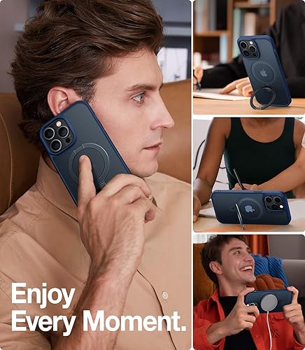 Miniatura 6 de TORRAS UPRO Ostand - Funda magnética para iPhone 13 Pro Max de 6.7 pulgadas [compatible con Magsafe] con soporte, protección militar contra caídas,