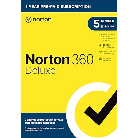 Norton 360 Deluxe 2024: Ultimate 5-Device Protection