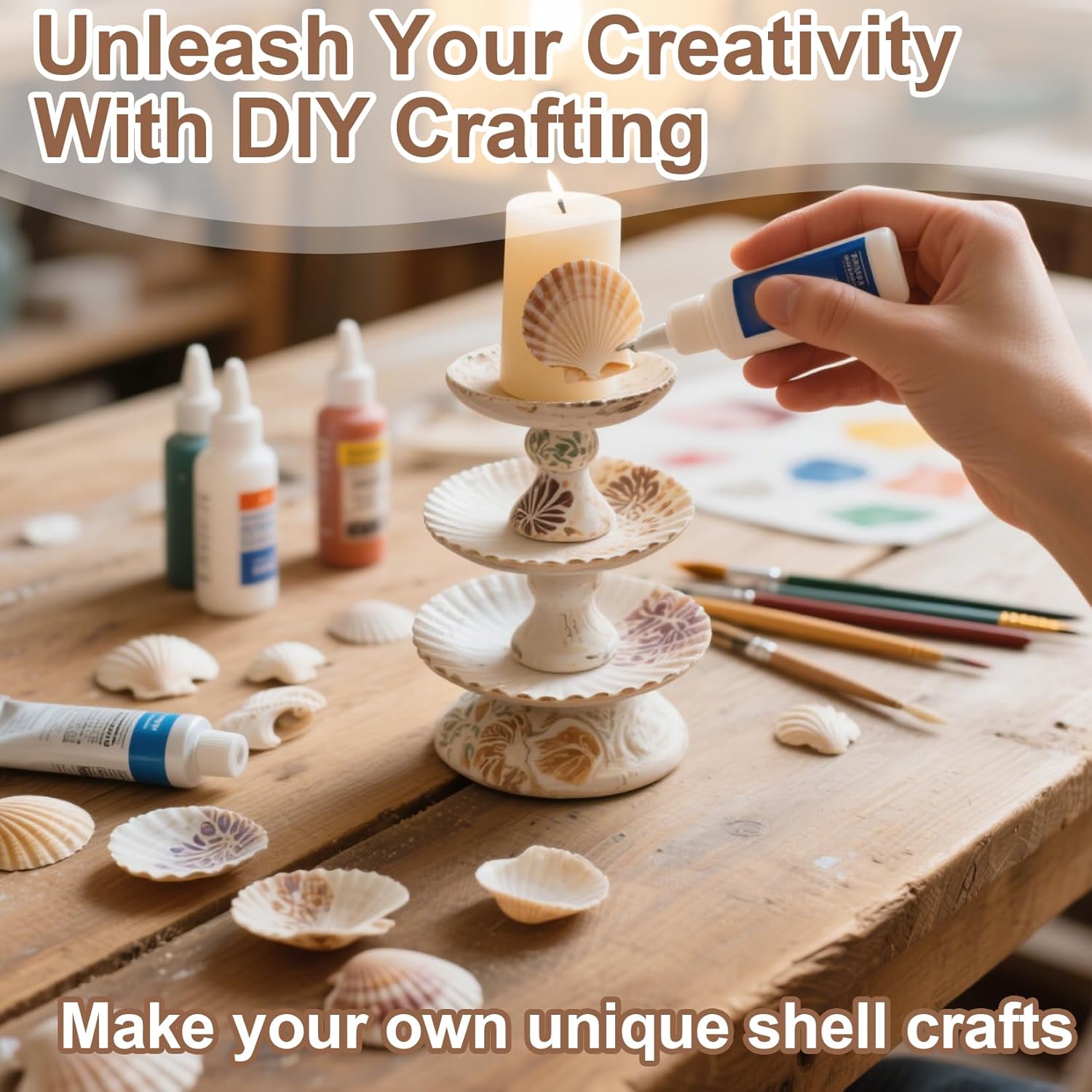 MAQIHAN 60 PCS Small Sea Shells - 0.8-1.2 in Natural Small Clam Shells for Crafts Tiny Seashells Bulk with Unique Patterns for Decorating Beach Decor, Vase Filler, DIY Projects, Fish Tank Decoration - Image 5