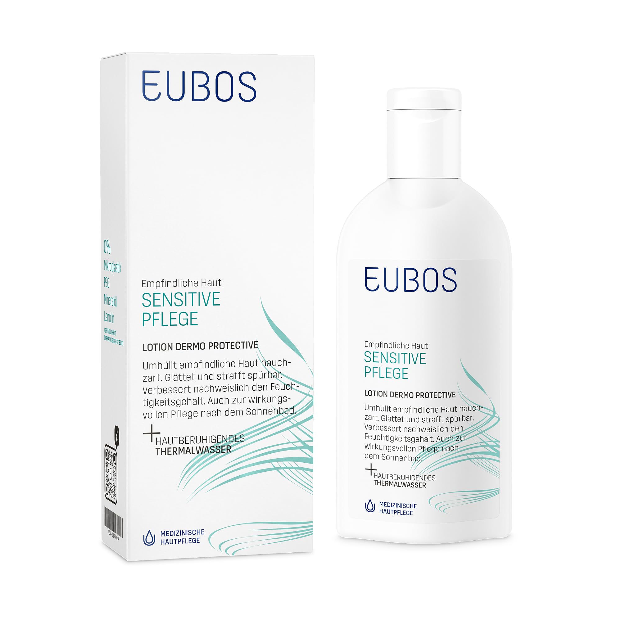 EUBOS Sensitive Lotion Dermo-Protectiv für normale und trockene Haut, 200 ml Lotion