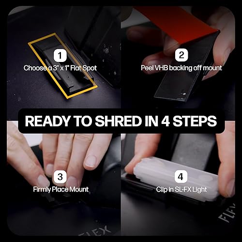 Miniatura 7 de ShredLights Underglow LED Light for Electric Skateboards, Longboards, Scooters  Full RGB, 11 Light Modes, Adhesive Mount