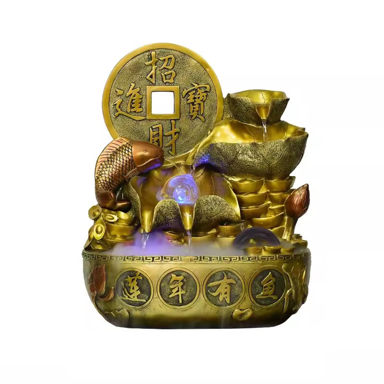 Fuente de agua decorativa grande para escritorio y mesa de oficina