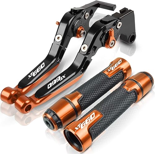 Miniatura 1 de Motorcycle Clutch Grip Set For YAMAHA XT660 X S XT660X XT660R XT 660 2004-2017 2016 2015 Motorcycle CNC Accessories Adjustable Brake Clutch Handle