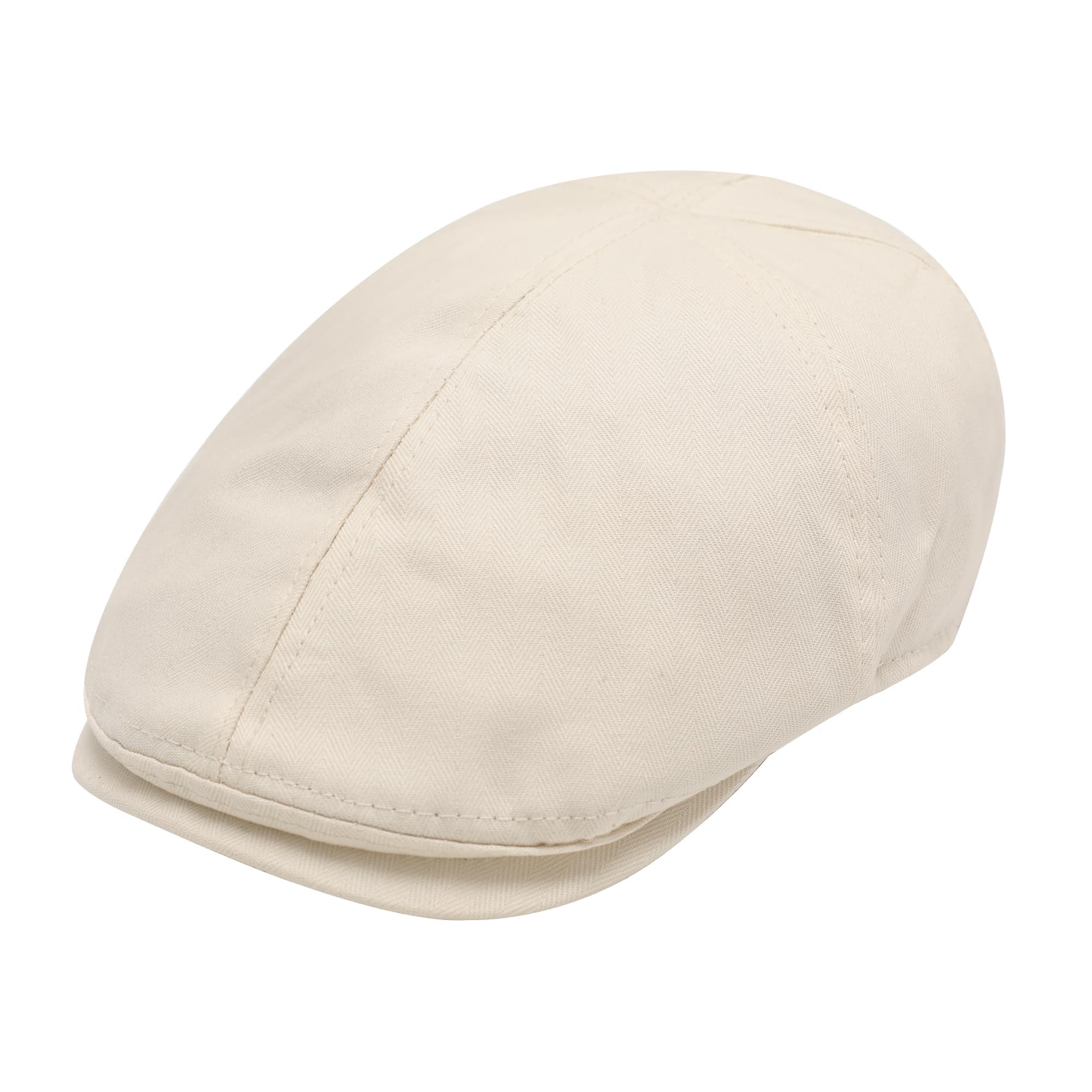 ZLYC Summer Ivy Casquette Plate en Coton pour Homme
