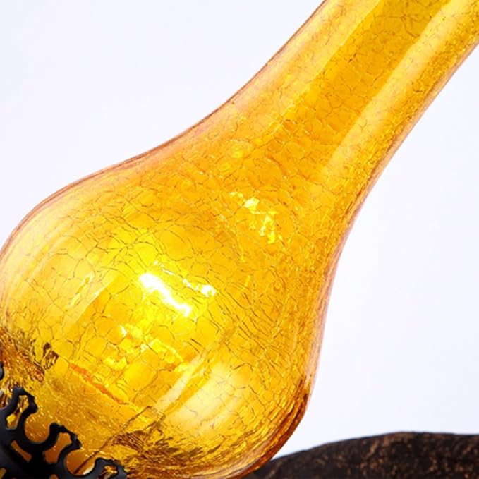 HNXNR HNXNR elegant Retro Hars Wandlamp Creatieve Imitatie Trunk Modellering Nostalgie Kerosine Lamp Warm Woondecoratie Slaapkamer Aisle Corridor Staircase Bar Restaurant verlichtingsapparaat photo 3