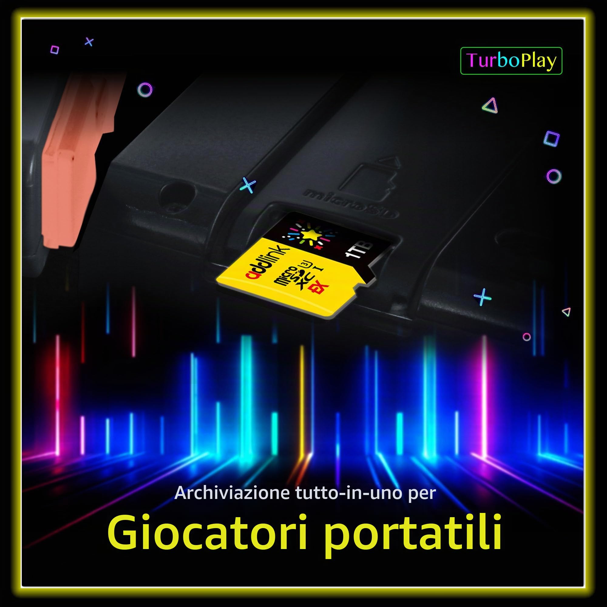 addlink Scheda microSD Express da 1 TB per Nintendo Switch 2, velocità fino a R/W 880/750 MB/s memoria MicroSDXC Express, ROG Ally, Steam Deck, fotocamera UHS-I, C10, U3, V30, Full HD 4K