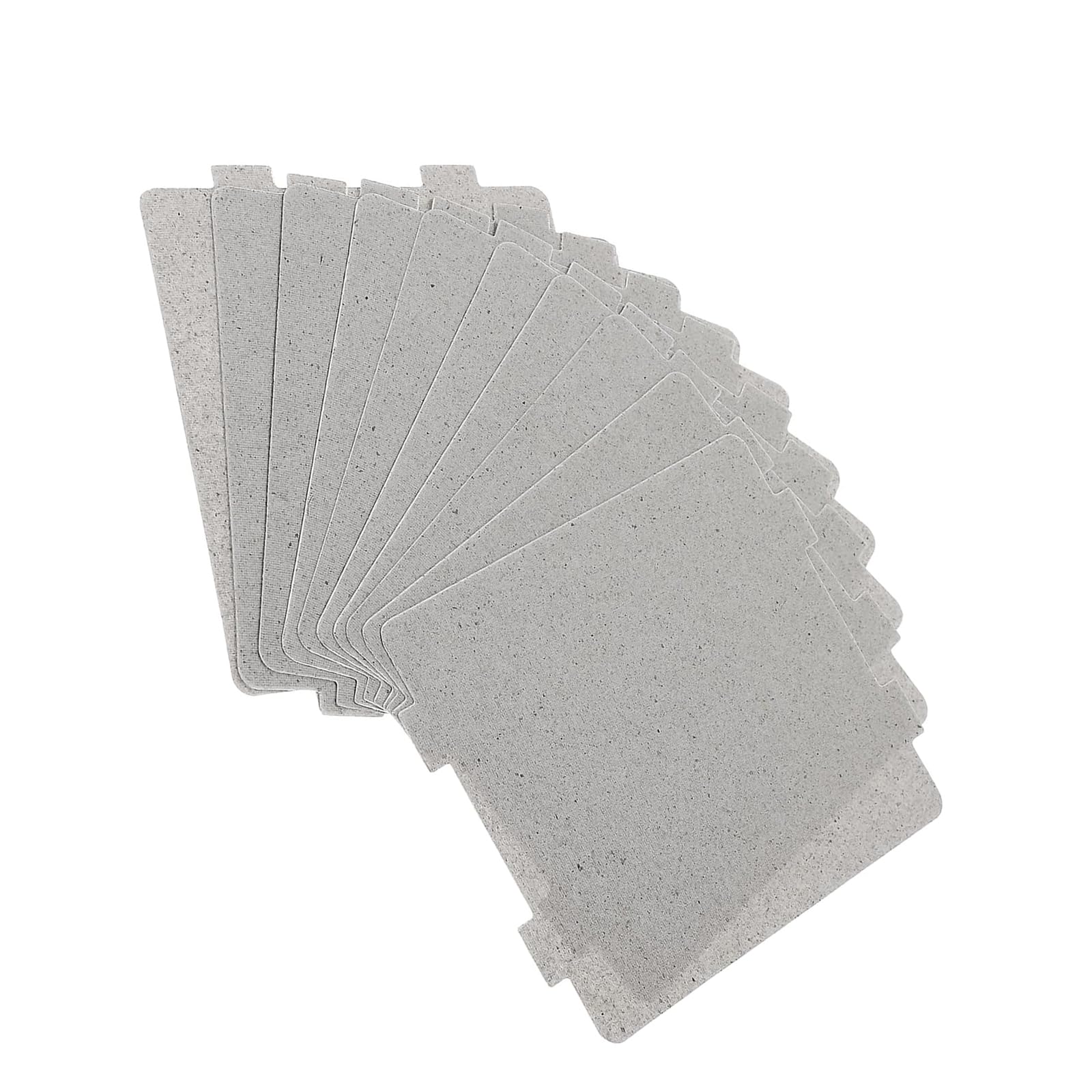 Xjdzineq Of 10 Cuttable Micas Plate Sheets Microwave Waveguide Covers Suitable for Microwaves Hair Dryers and Toasters Film