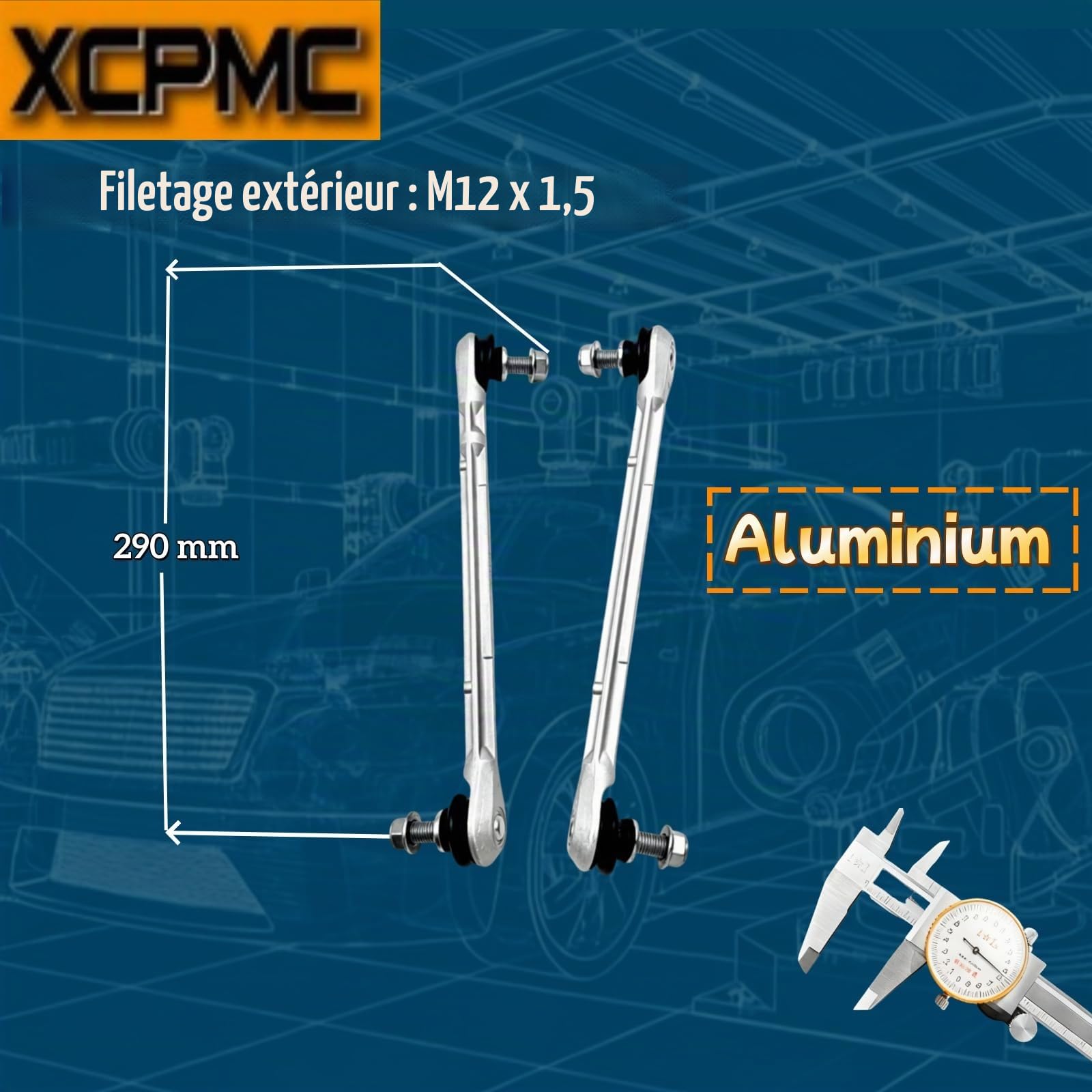 2x Biellette Barre Stabilisatrice Avant Gauche Droite pour 2007-14 C-Klasse