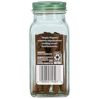Vista 2 de Simply Organic Palitos de canela certificados orgánicos, 1.13 onzas