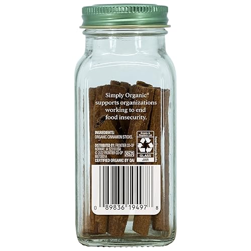 Miniatura 2 de Simply Organic Palitos de canela certificados orgánicos, 1.13 onzas