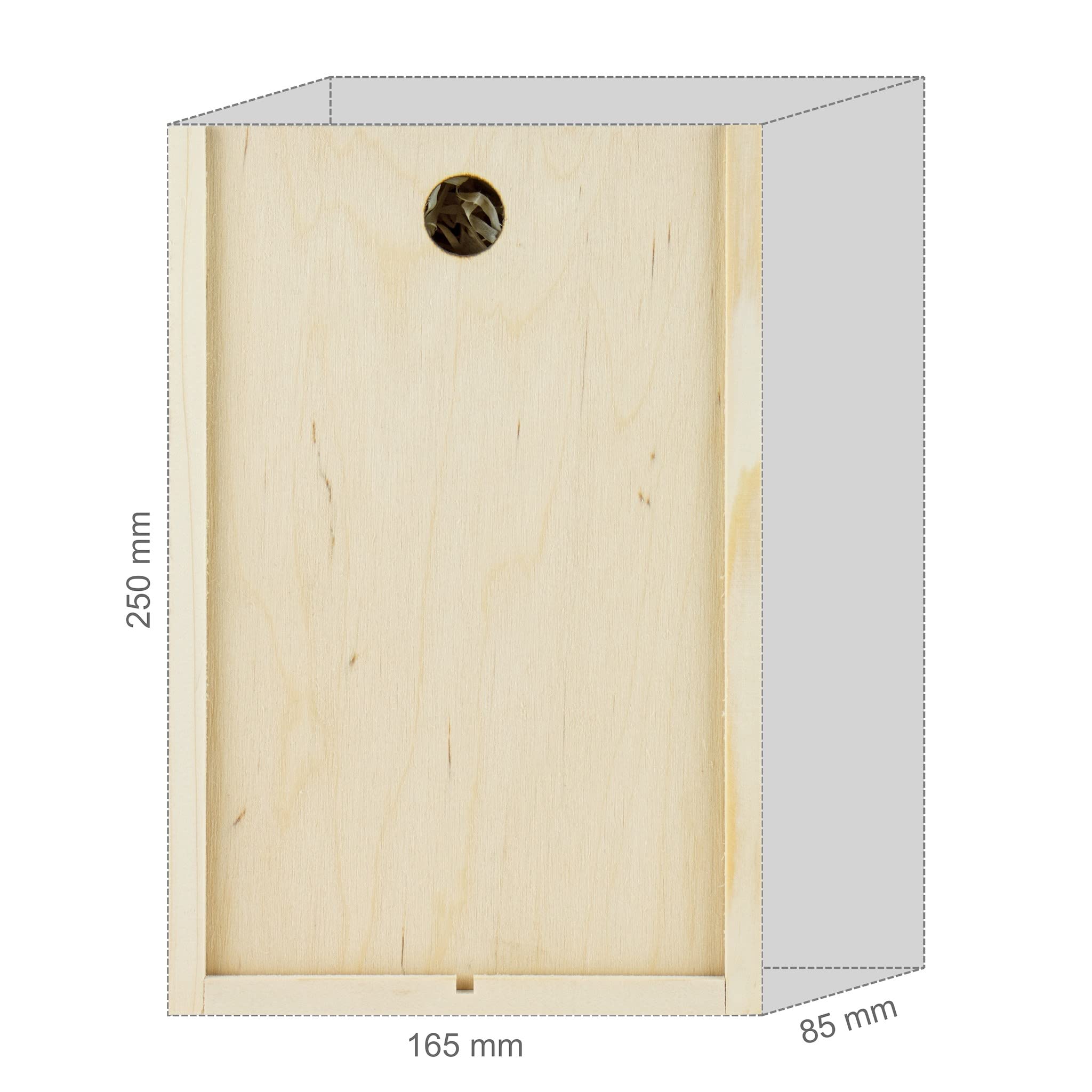 Set mit 2 Jaros Mets (Honigwein Dwójniak Maliniak-Halber Himbeere/Trybunalski Trójniak-Einhalber) Geschenkset in einer leichten Holzbox | 500ml | 13-16% Alkohol Metwein | Polnische Produktion