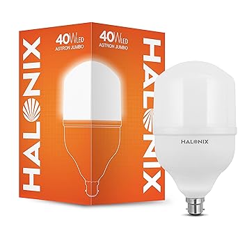Halonix 40W B22D LED Cool White Bulb, Pack of 1, (F2MMN4EP9000000)