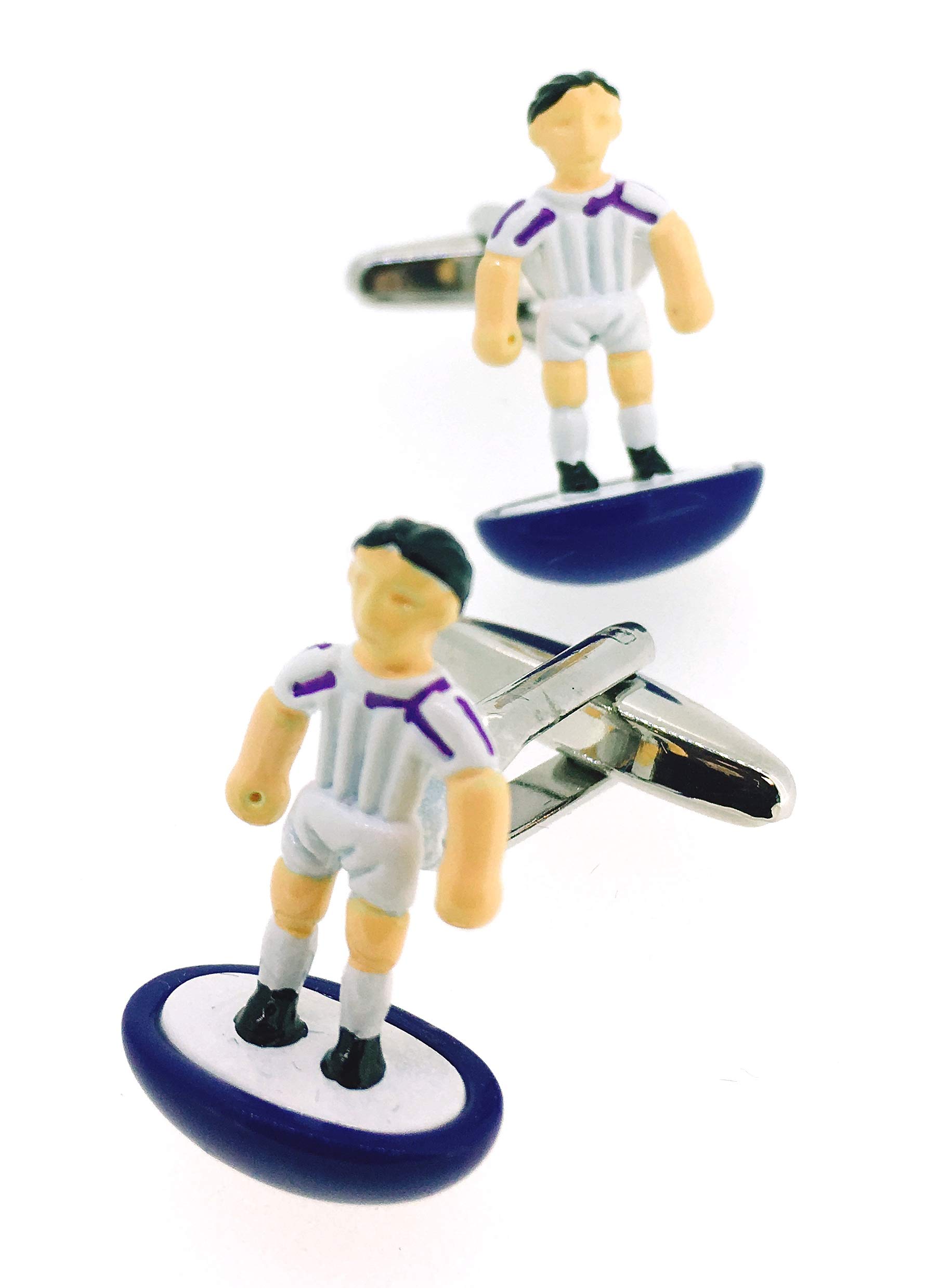 Gemelolandia | Gemelos para Camisa Jugador Real Madrid Gemelos Originales Para Camisas | Para Hombres y Niños | Regalos Para Bodas, Comuniones, Bautizos y Otros Eventos