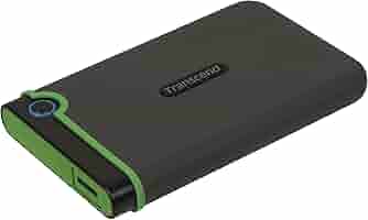 Amazon | Transcend ポータブルHDD 1TB 耐衝撃 スリムタイプ