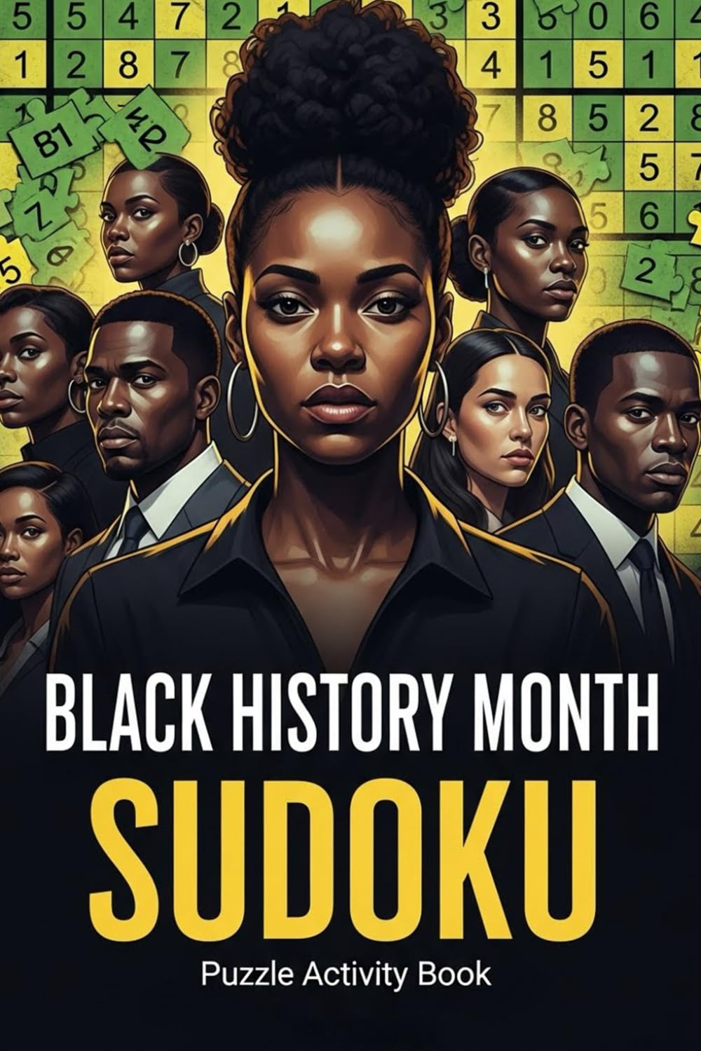 Black History Month Sudoku Puzzle Activity Book:: 300+ Black History Sudoku Puzzles & Educational Activities Celebrating African American History and Culture for Adults and Teens
