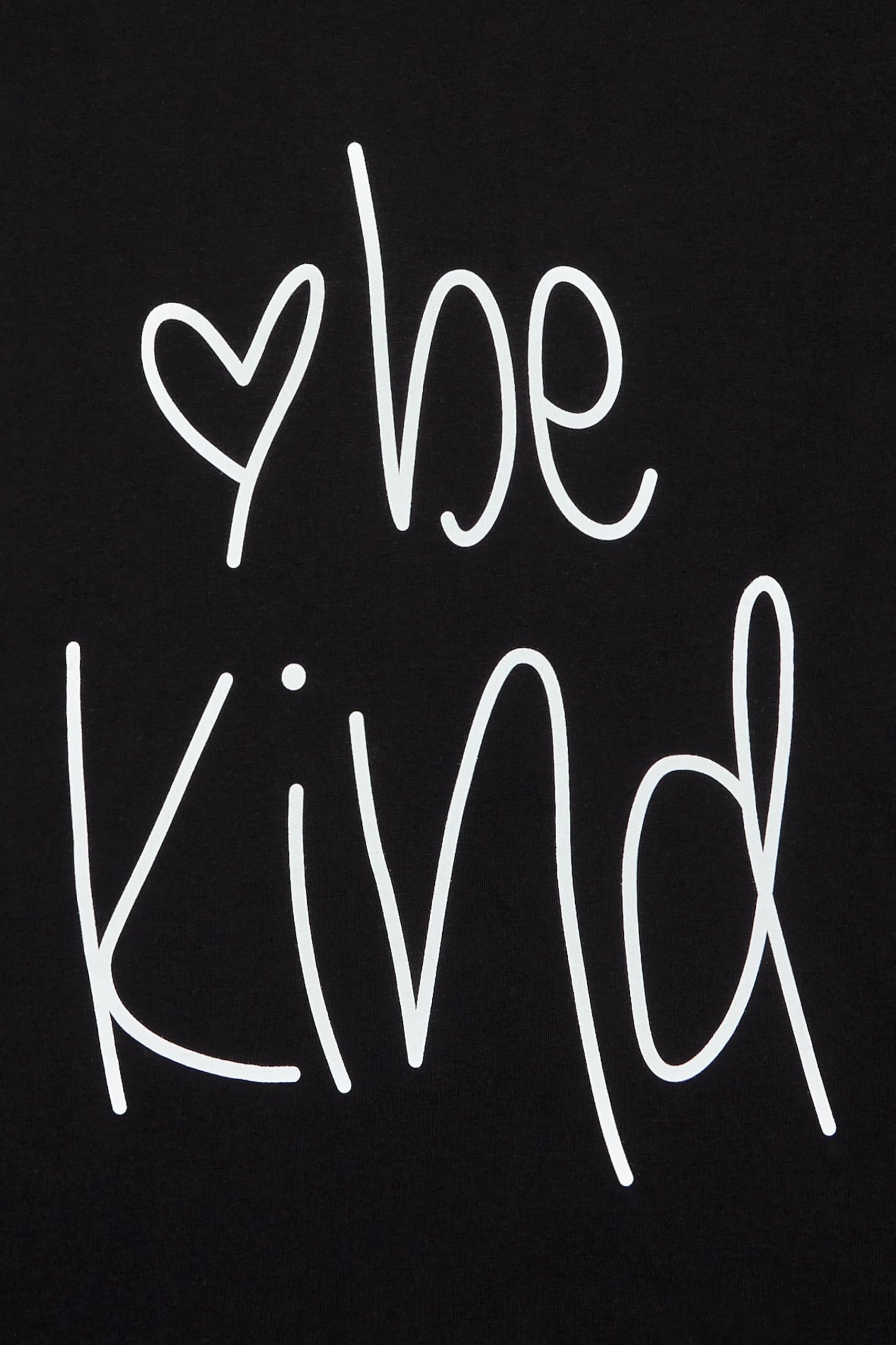 ThePyjamaFactory Niñas Be Kind Love Corta de algodón Pijamas