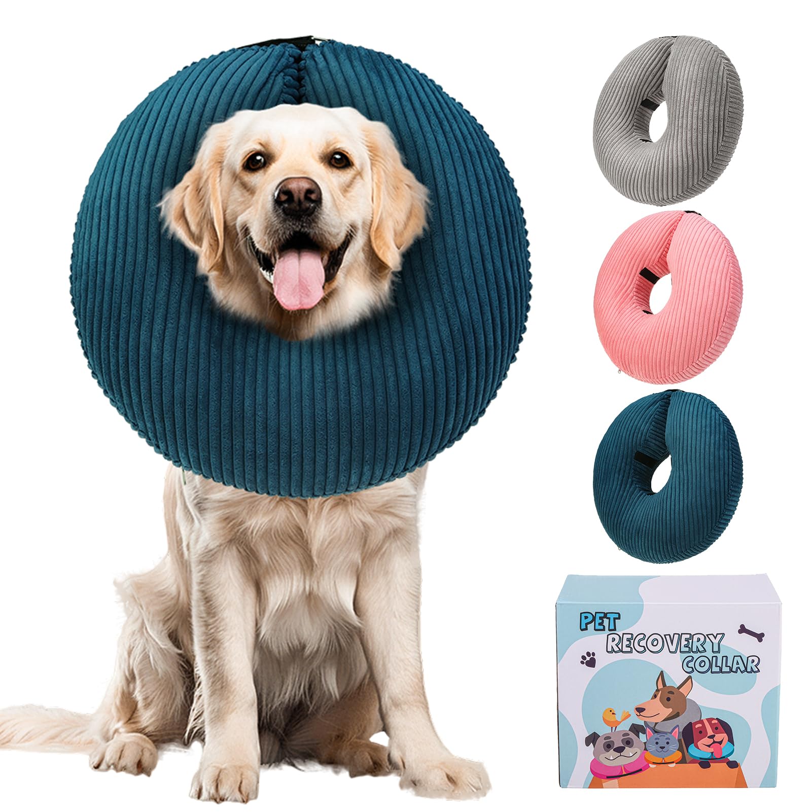 BINGPET Inflatable Dog Cone Collar