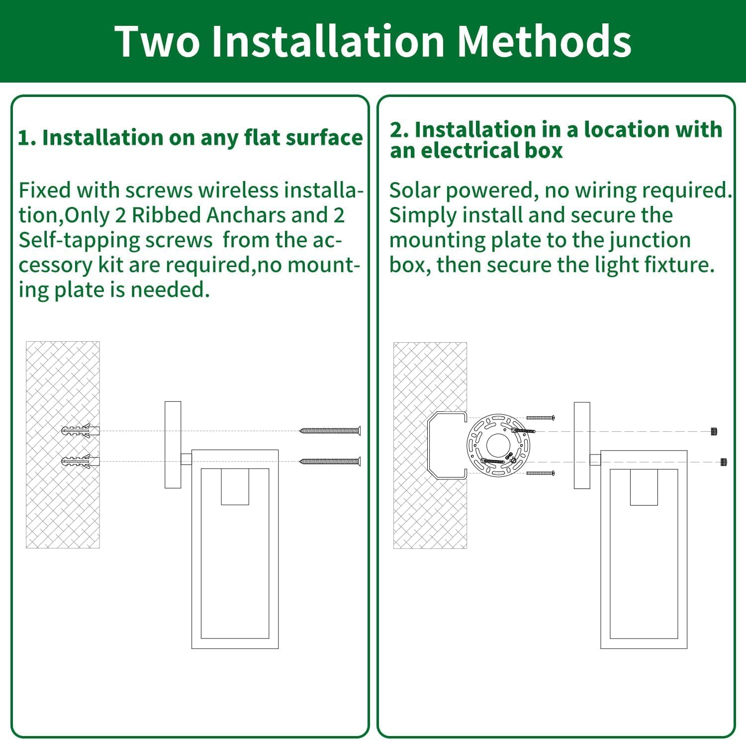 Solar Wall Lights Outdoor Waterproof,Outside Dusk to Dawn Solar Porch Light,Exterior Lighting Wall Sconce Lantern Lamp Wall Mount Fixture for House,Front Door,Patio,Garage,Shed