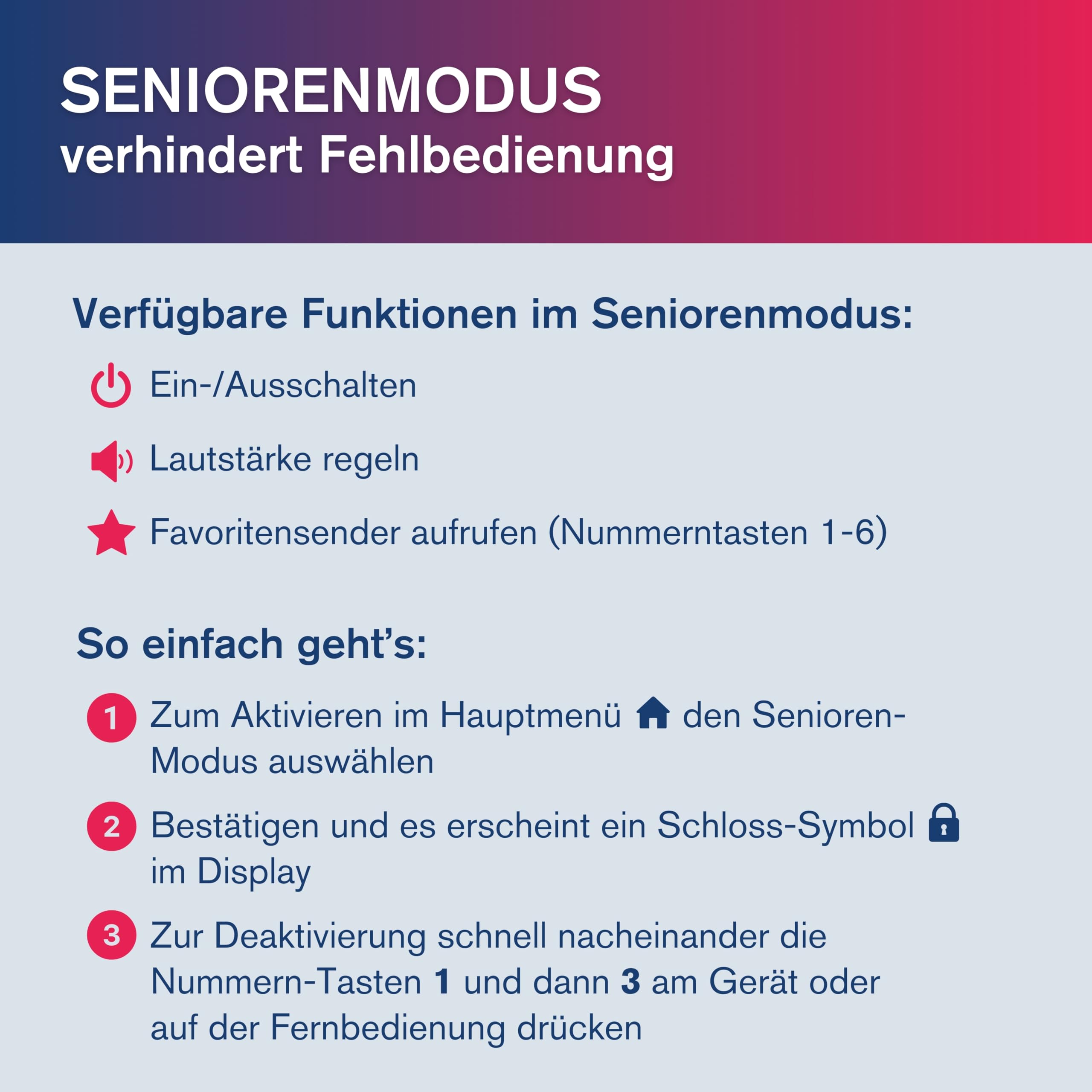 Albrecht DR 865 Senioren-Radio mit 4" Farbdisplay, rauschfreies DAB+ Digital-Radio mit brillantem Klang, seniorengerechte Bedienung, Kompakt-Anlage, mit ASA-Warnmeldungen