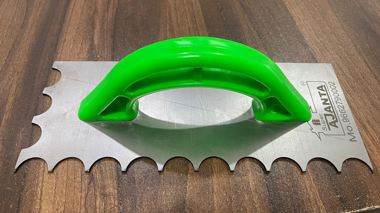 Super Ajanta MS Notched Trowel 10 mm [round] (B0D9WBSVK3) Amazon Price History, Amazon Price Tracker