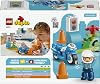 LEGO DUPLO Kasabası Mavi Polis Motosikleti 10471-2 Yaş ve Üzeri Çocuklar için Memur Figürü, Koniler ve Trafik Işıkları İçeren Eğitici Oyuncak Yapım Seti, Çocuklar için Hediye Fikri (11 Parça)