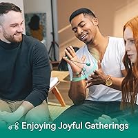 Vista 6 de Begleri Pelotas de juguete Fidget - Pelotas de preocupación que giran y chocan - Hechas de aleación de aluminio - para hombres, mujeres y jóvenes