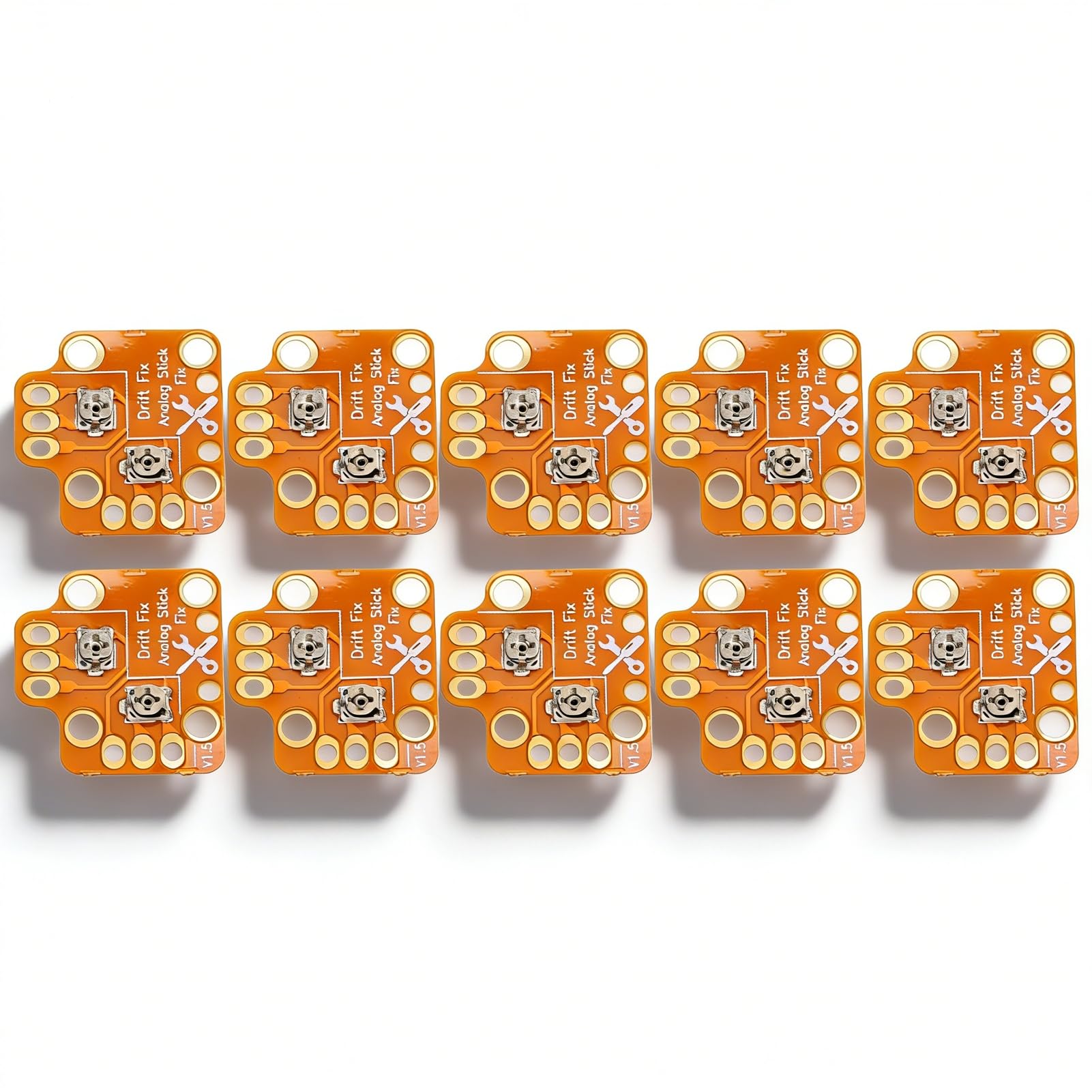 10Pcs Universal Gamepad Joystick Drift Repair Board, Gamepad Joystick Drift Repair Board, 3D Thumb Stick Drift Fix Mod para PS4 para PS5 para Xbox Gold