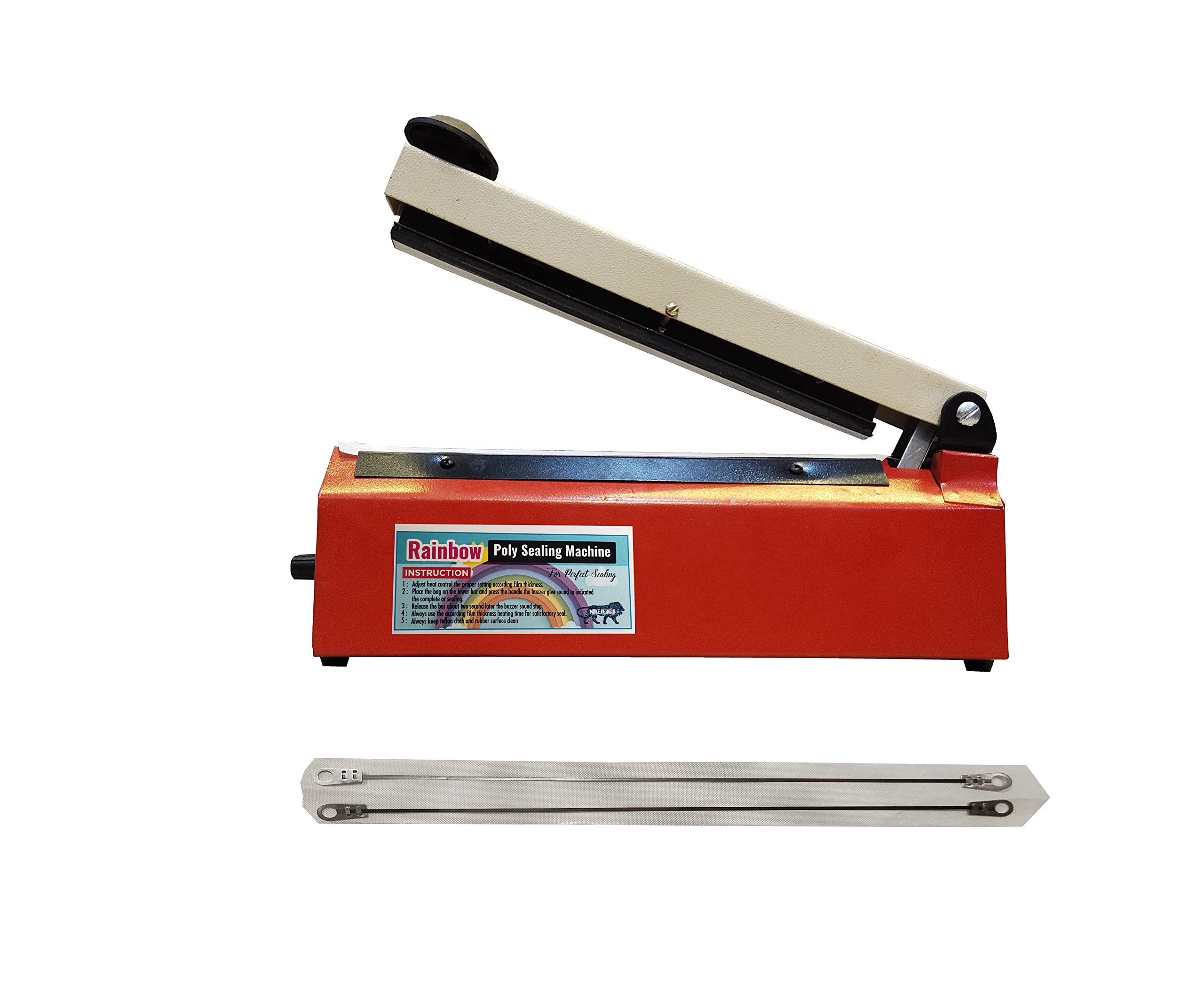 Rainbow Poly Bag Sealing Machine 10 Inch | Beep Function | Plastic Packing Machine | Plastic Bag Sealing Machine | Heat Sealer Machine | Plastic Sealing Machine | Heat sealer-image-38