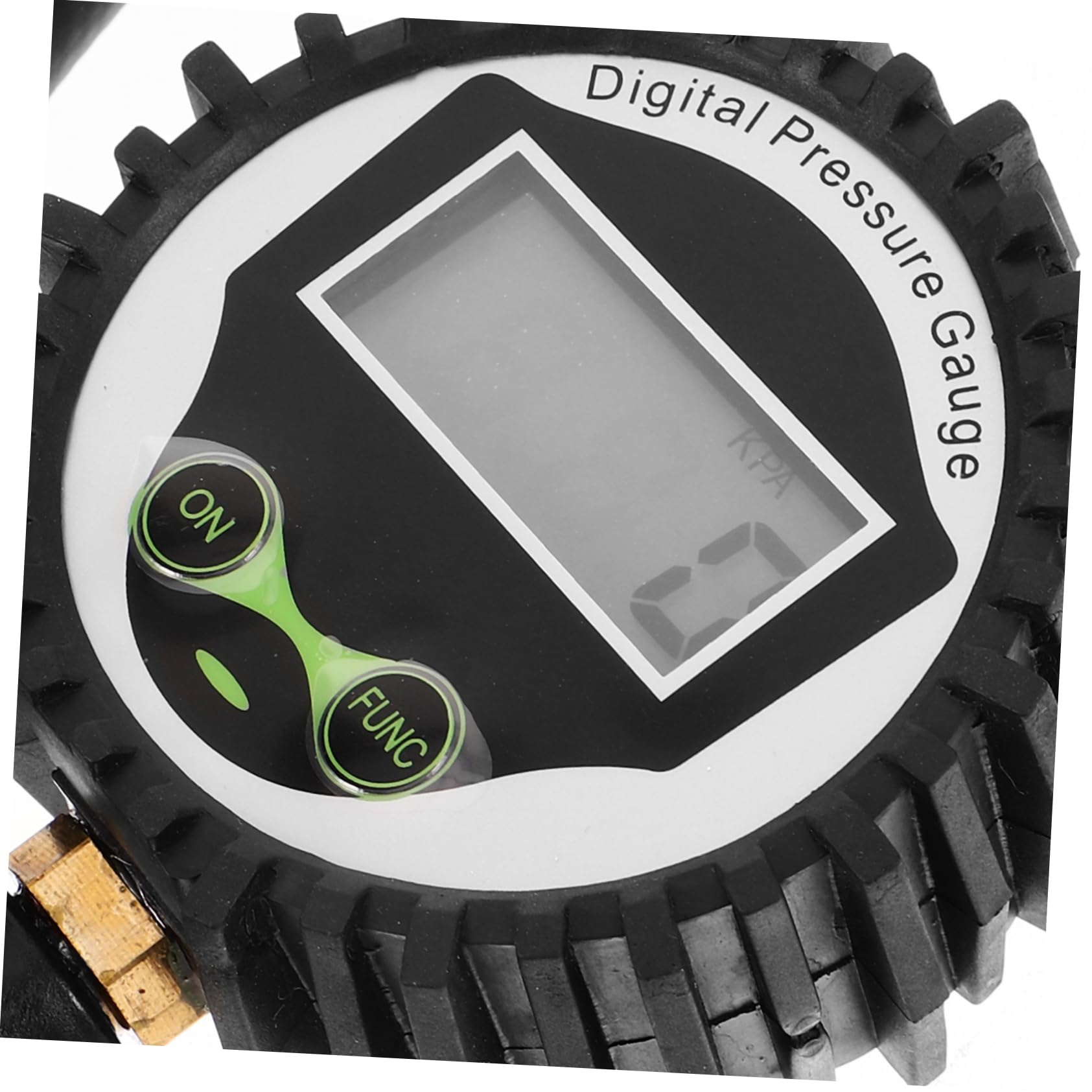 Manometro per Pressione Gomme 60psi Digitale Robusto Argento | Misurazione Accurata En 837 1.6%, Uso Bici e Suv, Funzionamento una Mano