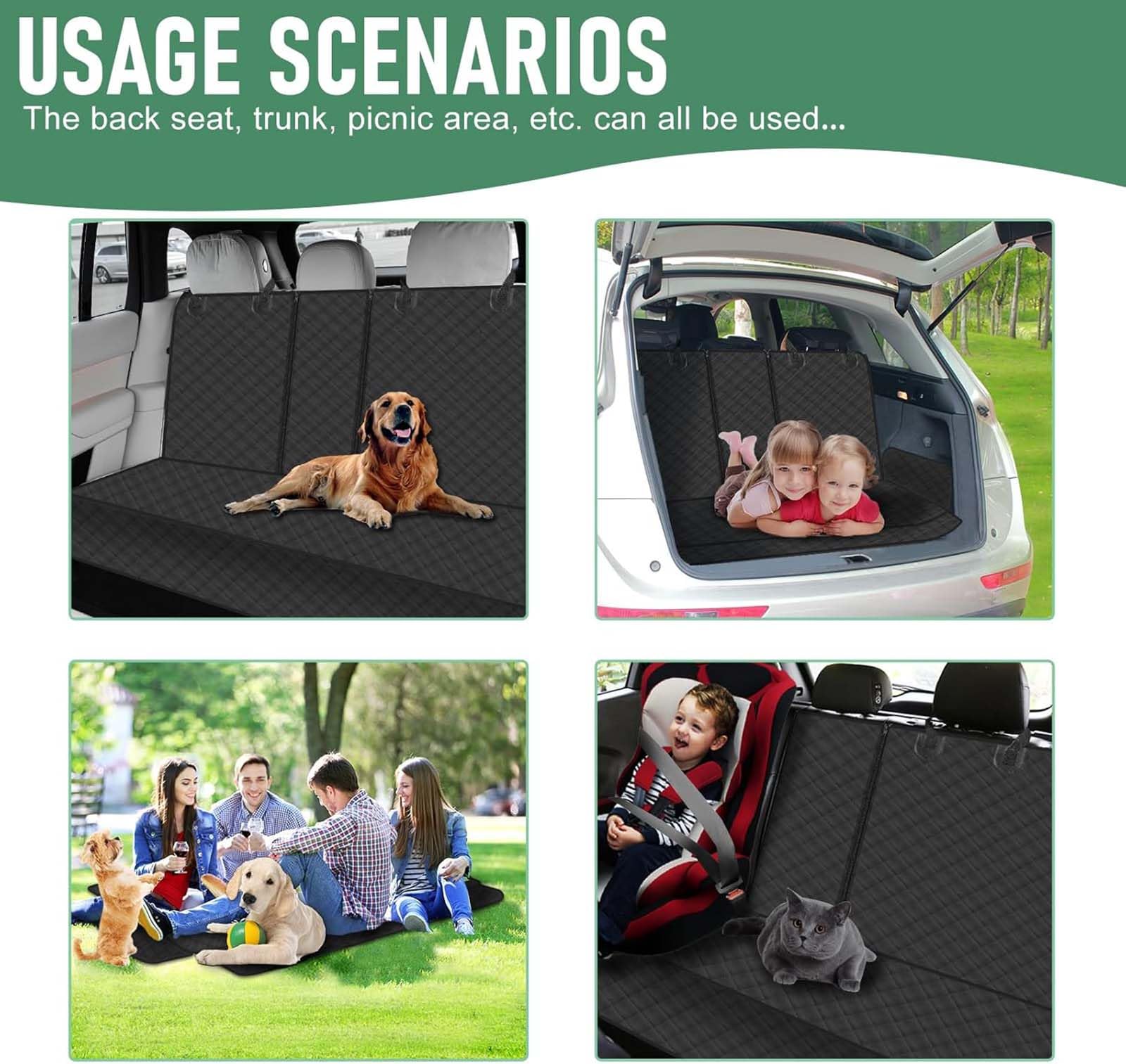 Protection Voiture Chien Siege Arriere pour XPENG P7+ 2024-2026, Antidérapant Housse Protection Voiture Chien, Housse Voiture Chien pour Voitures SUV
