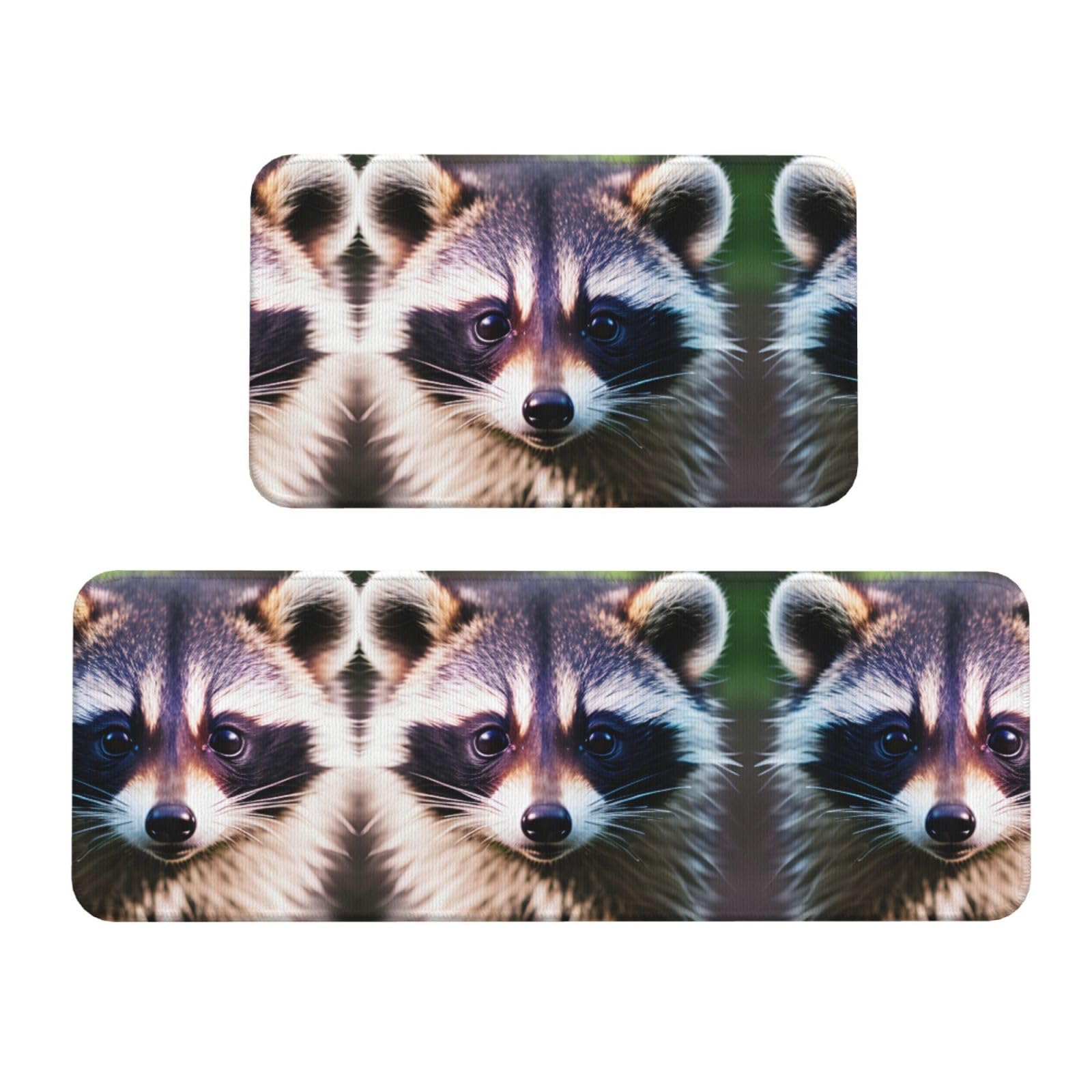 Tapis de cuisine antidérapants lot de 2 pour éviter les glissades motif raton