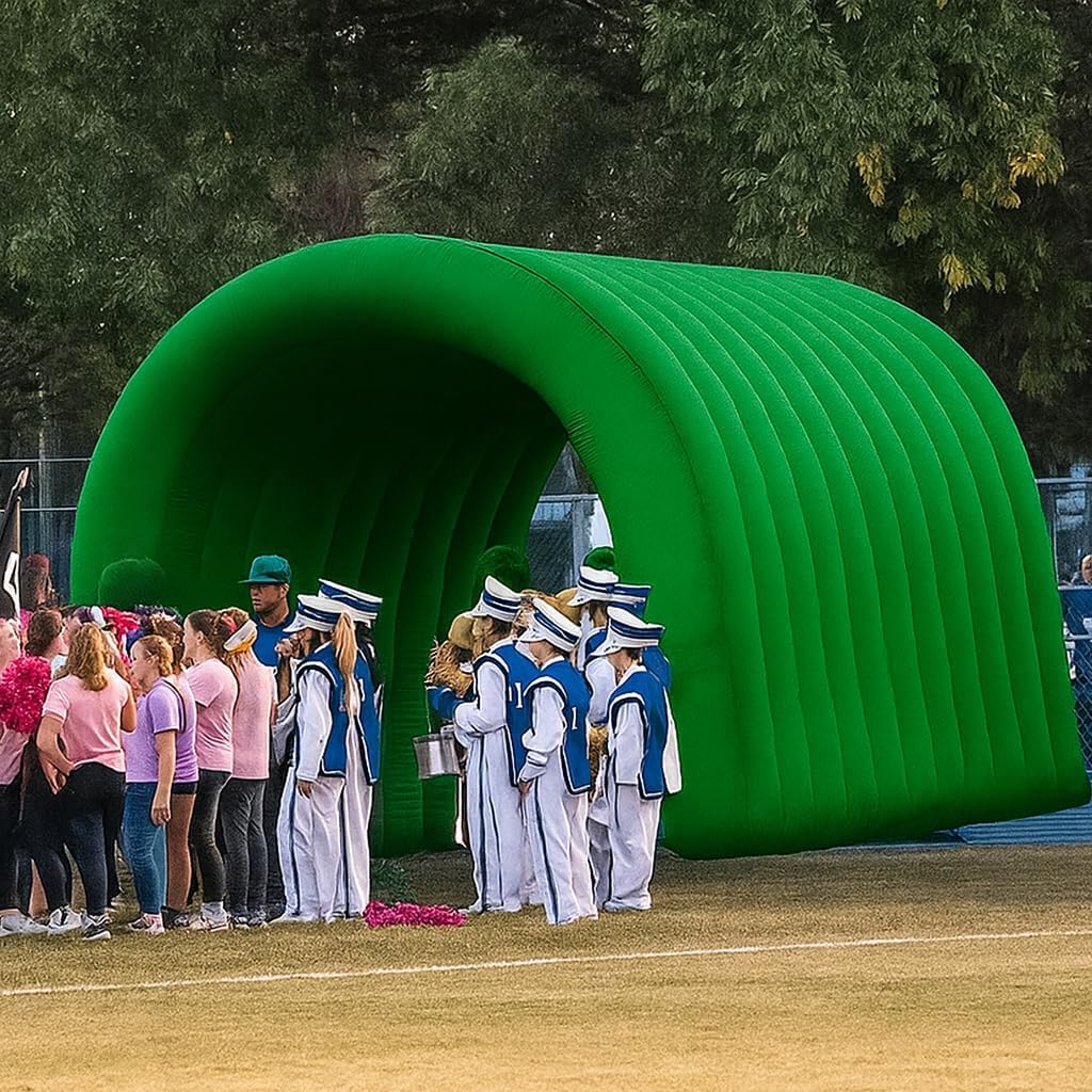 23x10x10FT Quick Setup Inflatable Tunnel Arch - for Sports Games, Trade Shows & Promotions (Blower Included)