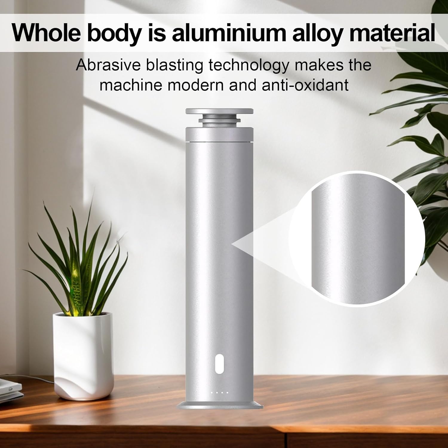 Essential Oil Diffuser with Remote Control - Waterless Diffuser for Aromatherapy Oils, 120mL Capacity 1500 Sq Ft Coverage - Scent Diffuser for Homes, Large Room, Offices&Hotels (Silver) - Image 4