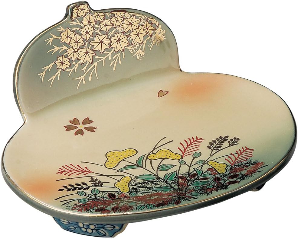 Yamashita Craft 14036980 Gourd Heian Dish 7.9 x 7.1 x 3.2 inches (20 x 18 x 8.2